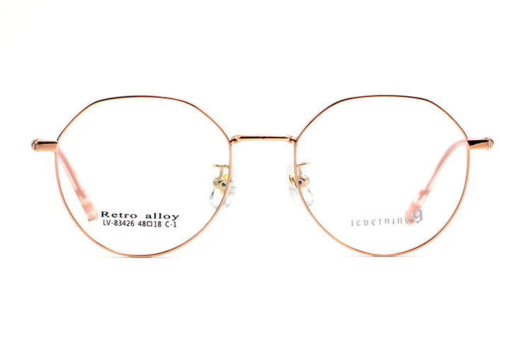 Montures de lunettes en métal en gros 83426