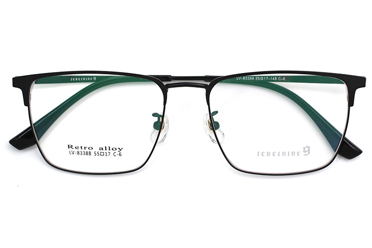 Lunettes de forme rectangulaires - Noir