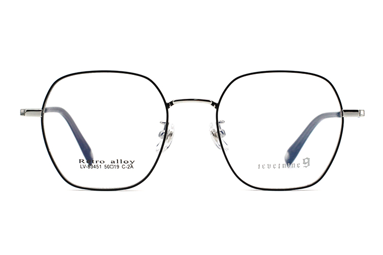 Montures de lunettes en métal en gros 83451