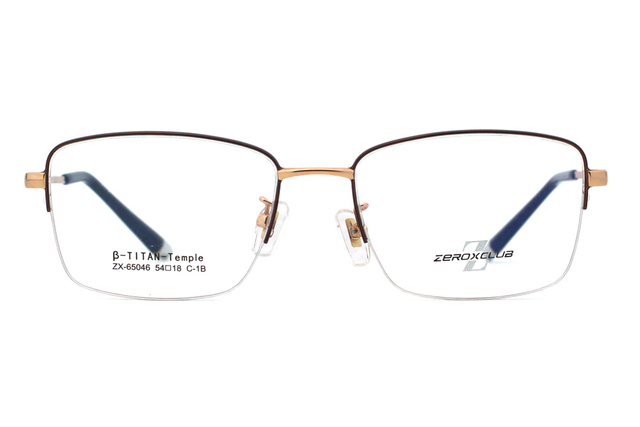 Montures de lunettes en titane en gros 65046