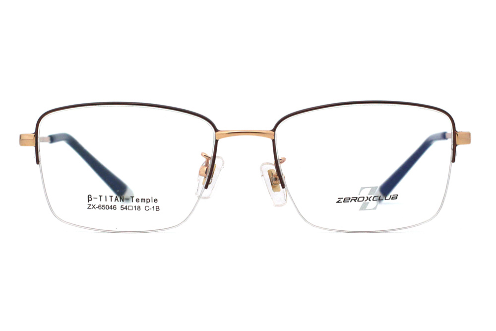 Montures de lunettes en titane en gros 65046