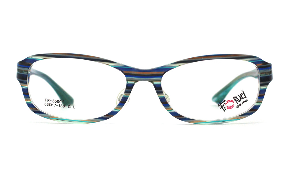 Montures de lunettes en acétate en gros 55001