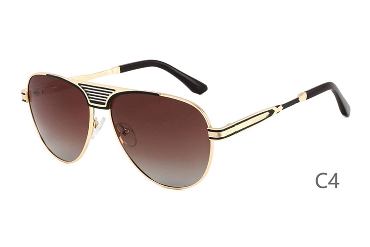 Lunettes de soleil en métal-6297