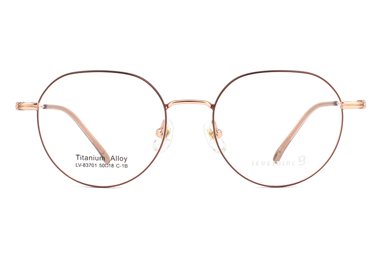 Montures de lunettes en métal en gros 83701