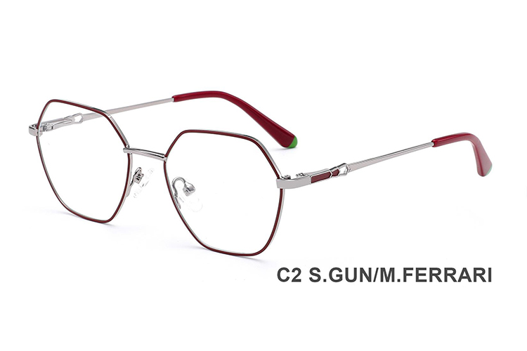 Montures de lunettes en métal en gros H8332A