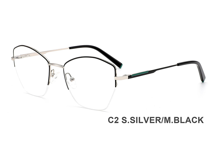 Montures de lunettes en métal en gros H8341B