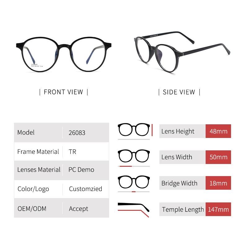 Lunettes rondes_size