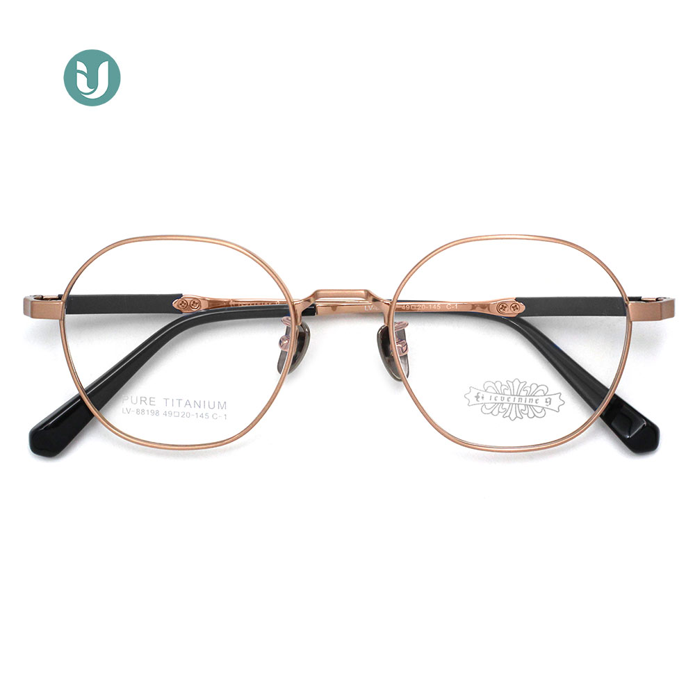 Montures de lunettes en titane en gros 88198