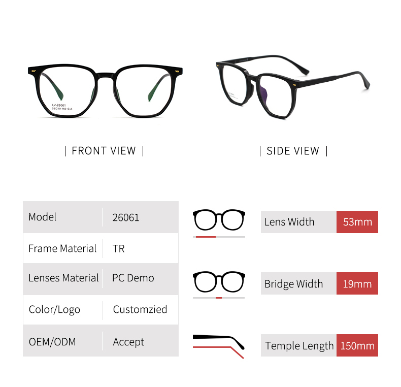 montures optiques tr-90_size