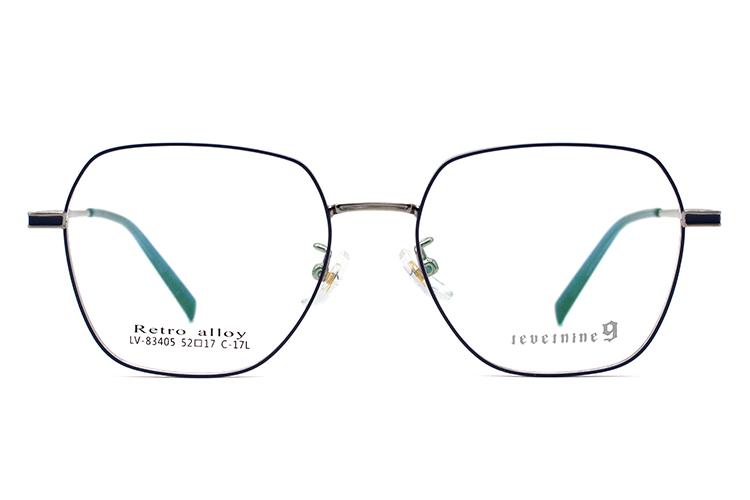 Montures de lunettes en métal en gros 83405