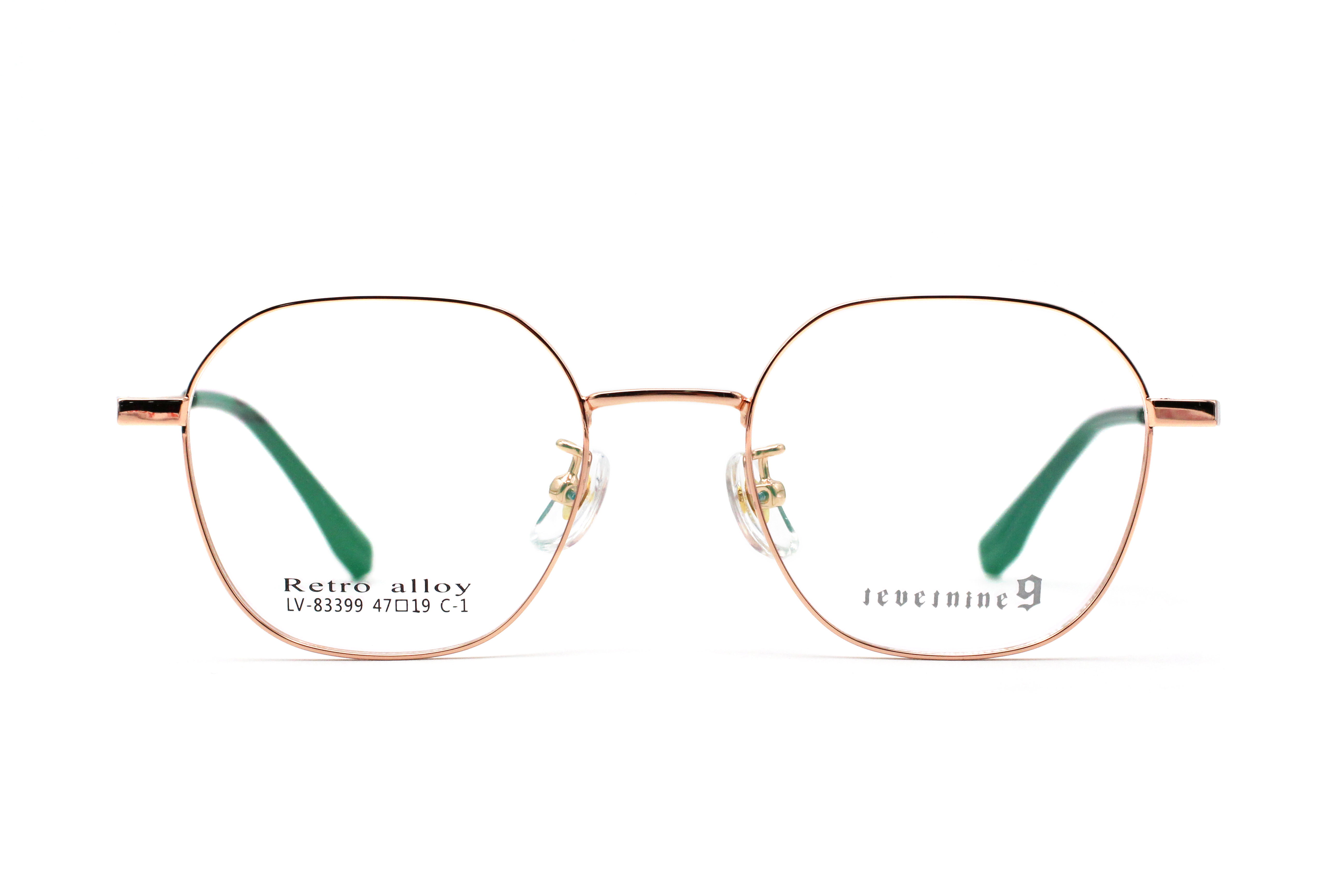 Montures de lunettes en métal en gros 83399