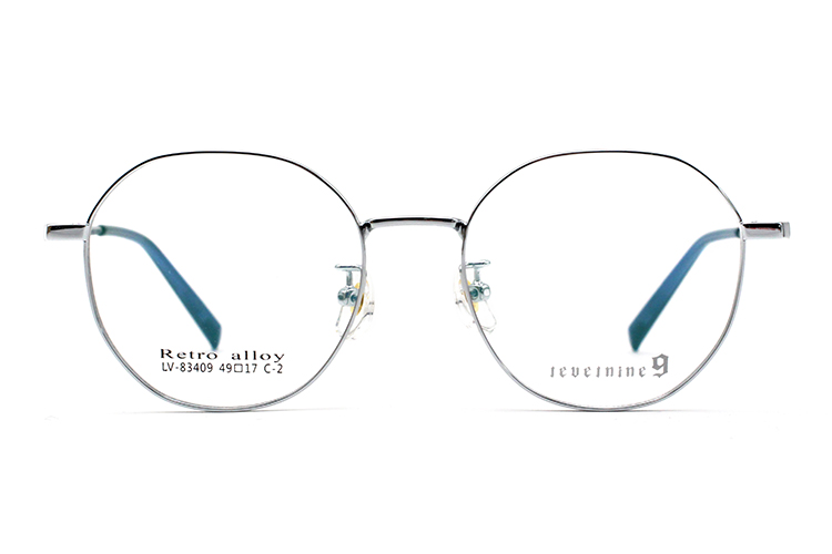 Montures de lunettes en métal en gros 83409