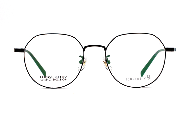 Montures de lunettes en métal en gros 83407