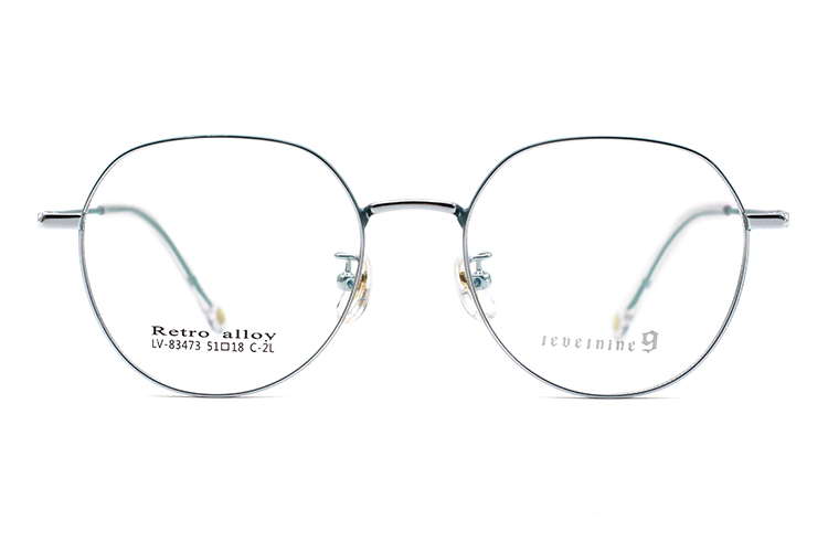 Montures de lunettes en métal en gros 83473