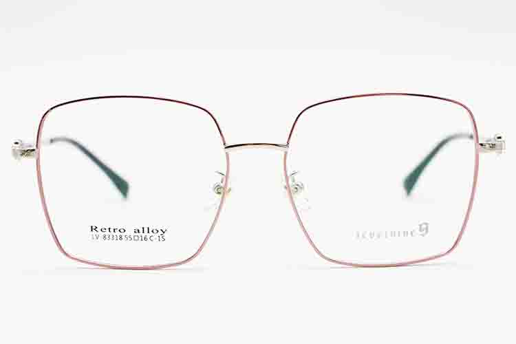 Montures de lunettes en métal en gros 83318