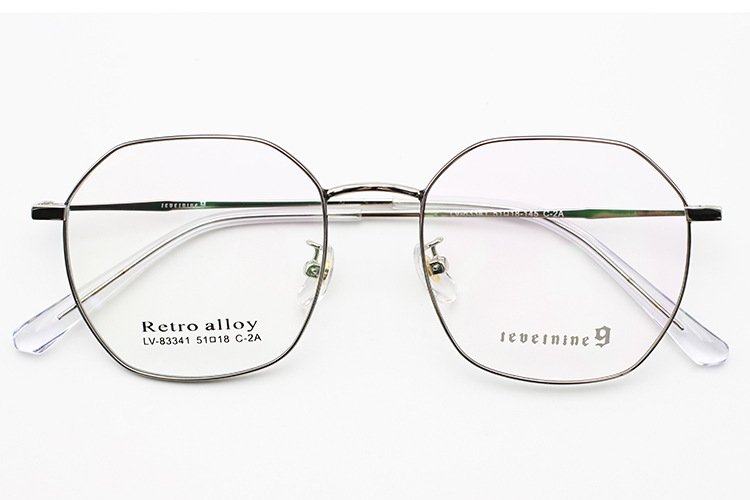 lunettes m&eacute;tal - Argent&Noir