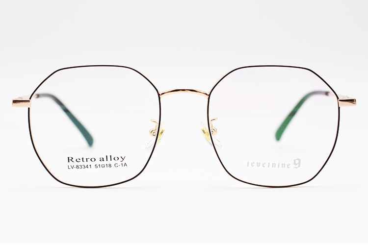 Montures de lunettes en métal en gros 83341