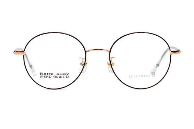 Montures de lunettes en métal en gros 83427