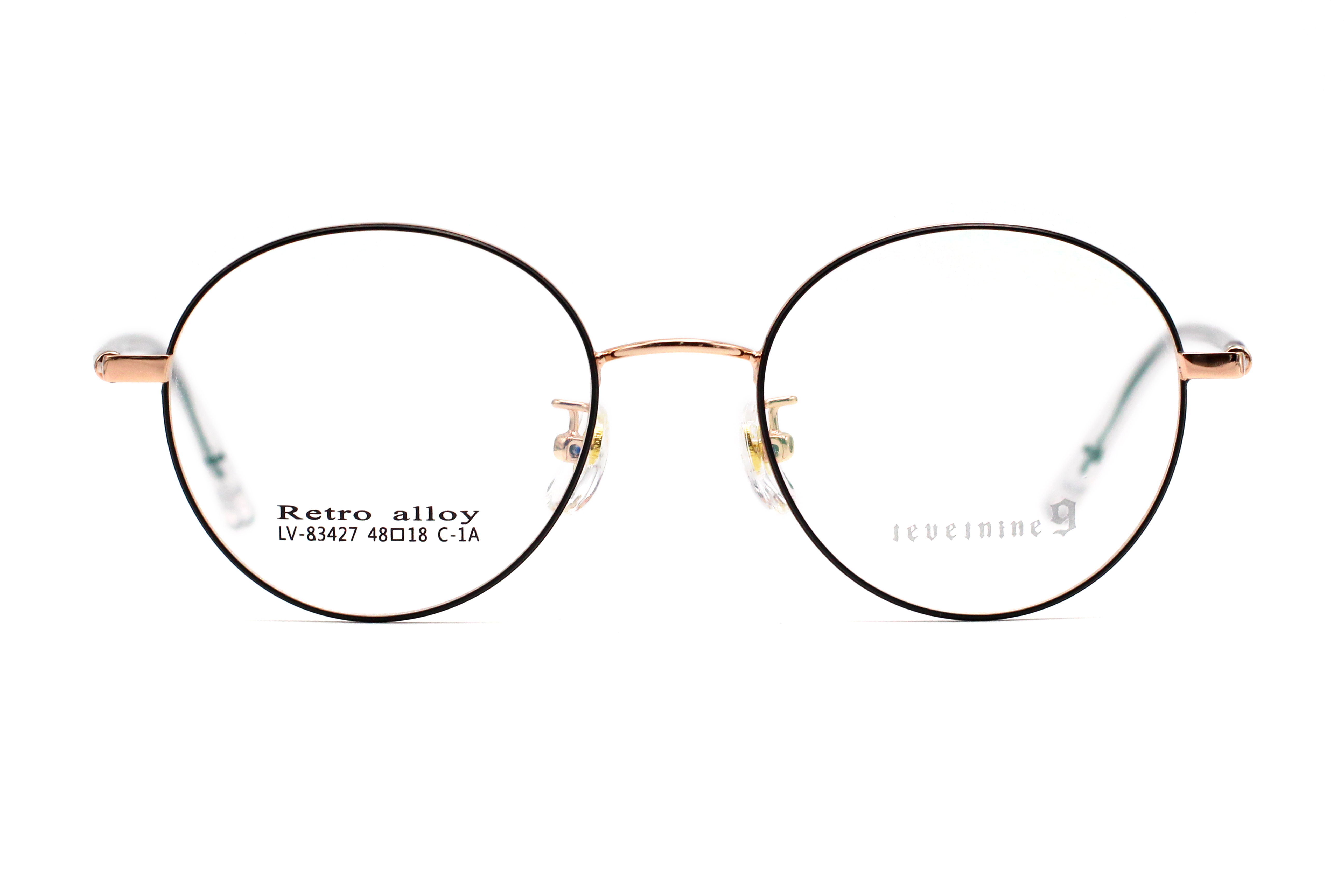 Montures de lunettes en métal en gros 83427