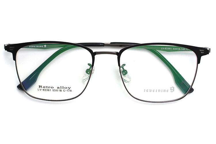 Montures de lunettes rectangulaires - Black&Gun