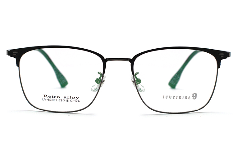 Montures de lunettes en métal en gros 83361