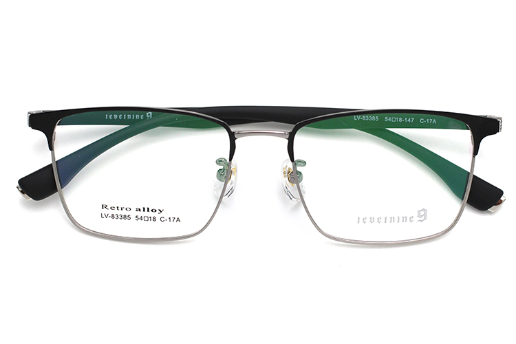 Cadre de lunettes rectangulaire - Black&Gun