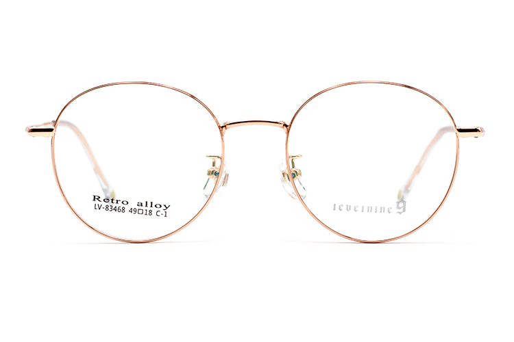 Montures de lunettes en métal en gros 83468