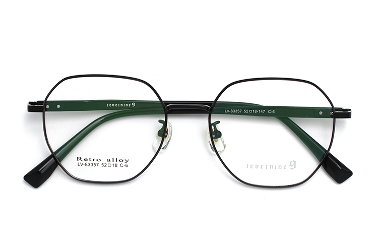 Montura Lentes Metal - N&egrave;gre