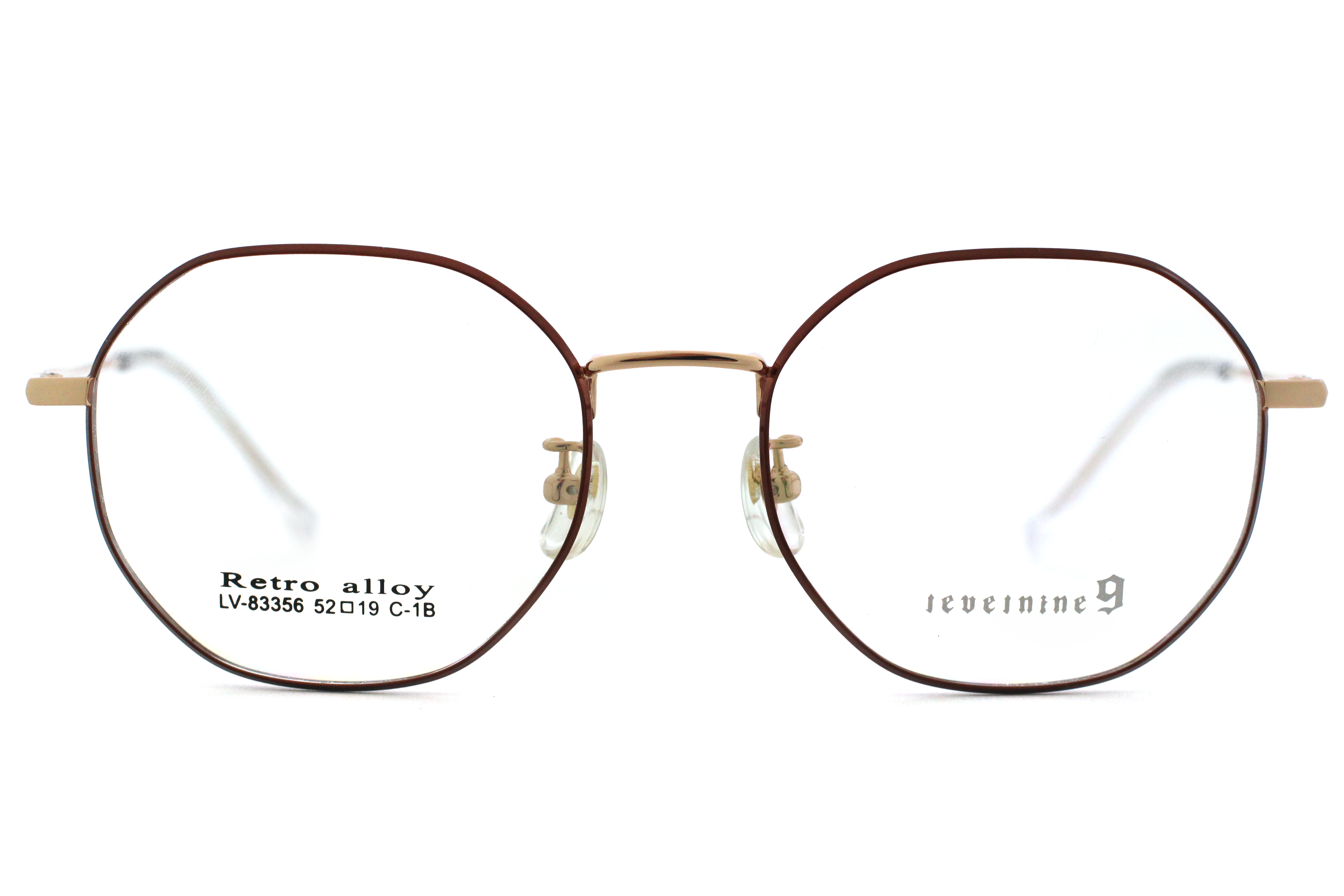 Montures de lunettes en métal en gros 83356