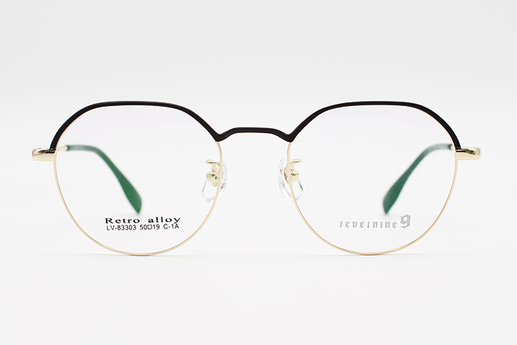 Montures de lunettes en métal en gros 83303