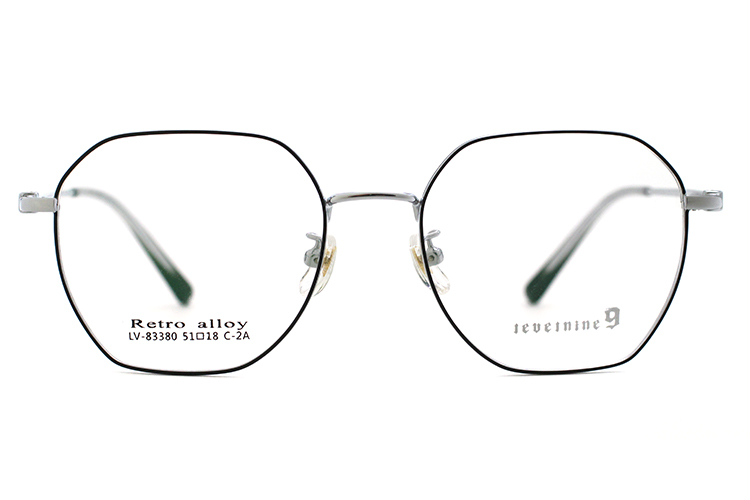 Montures de lunettes en métal en gros 83380