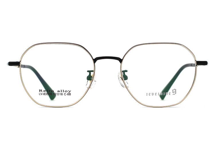 Montures de lunettes en métal en gros 83516