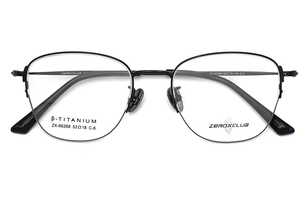 Monture de lunettes en titane en gros 66268