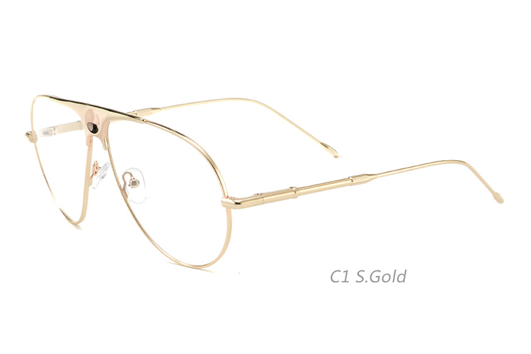 Montures de lunettes en métal en gros 4684