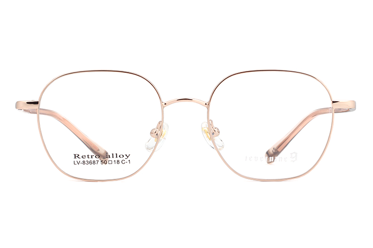 Montures de lunettes en métal en gros 83687