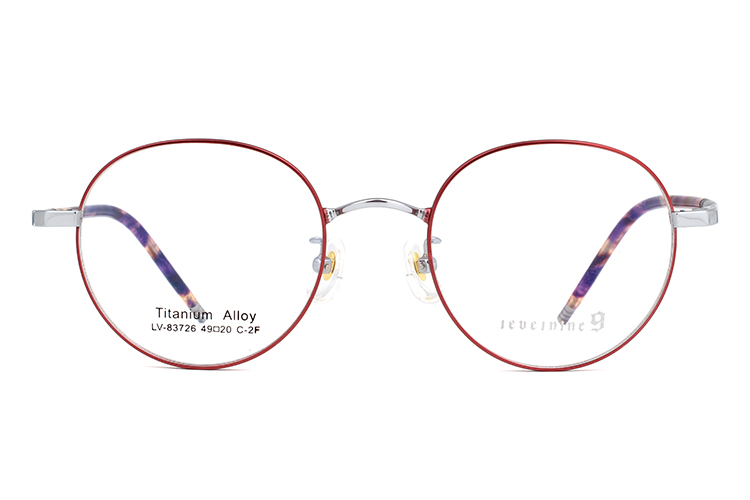 Montures de lunettes en métal en gros 83726