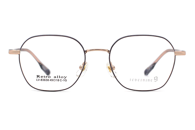 Montures de lunettes en métal en gros 83638