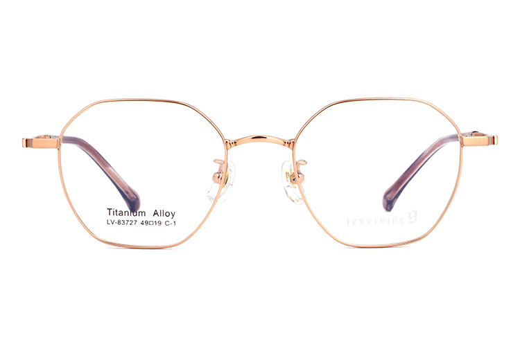 Montures de lunettes en métal en gros 83727