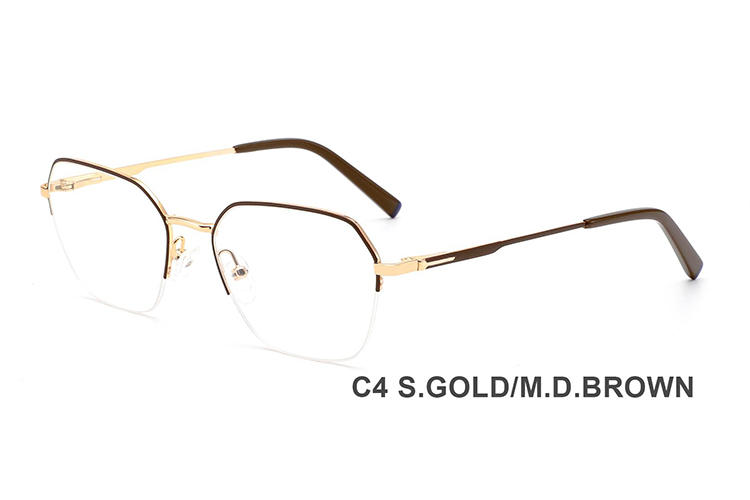 Montures de lunettes en métal en gros H8340A