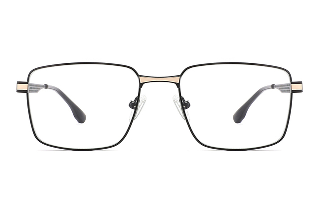 Montures de lunettes en métal pour hommes