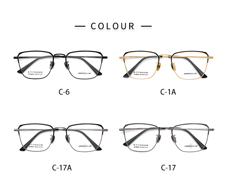 Lunettes de vue b&ecirc;ta titane_color