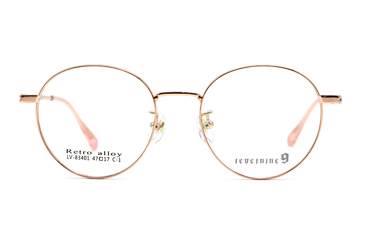 Montures de lunettes en métal en gros 83401