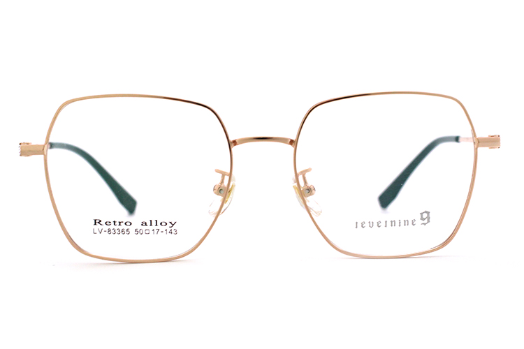 Montures de lunettes en métal en gros 83365