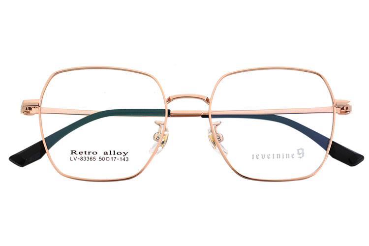 Montures optiques tendance - Or rose