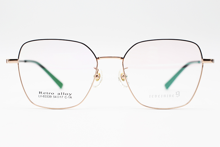 Montures de lunettes en métal en gros 83339