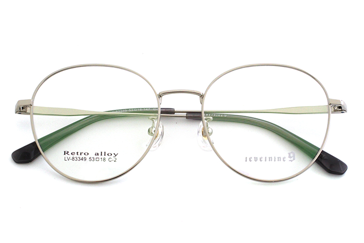 Lunettes rondes &agrave; monture en m&eacute;tal - Argent&eacute;