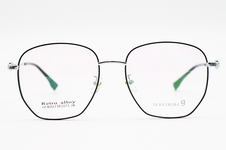 Montures de lunettes en métal en gros 83317