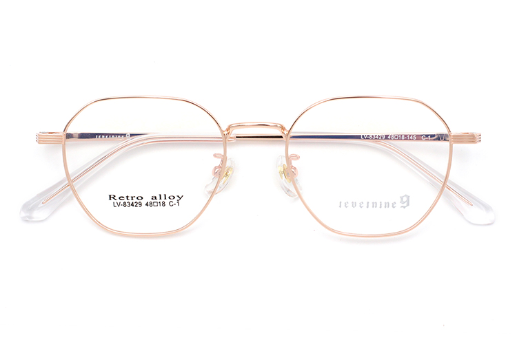 Montures en m&eacute;tal pour femme - Or