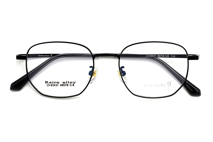 Lunettes Optiques M&eacute;tal - Noir