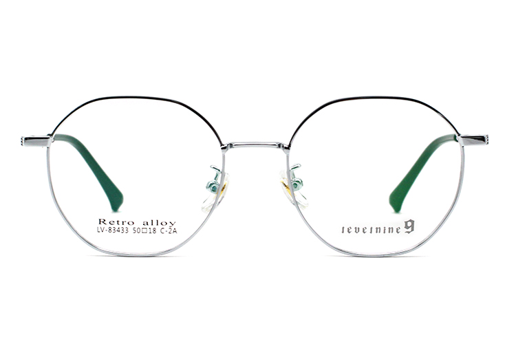 Montures de lunettes en métal en gros 83433